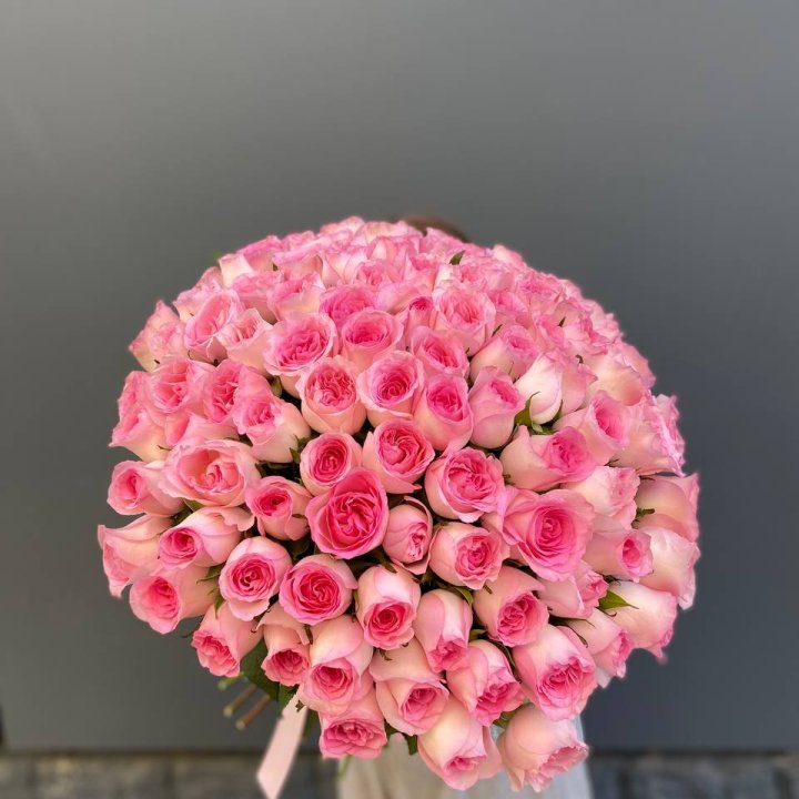 101 розовая роза в Стерлитамаке