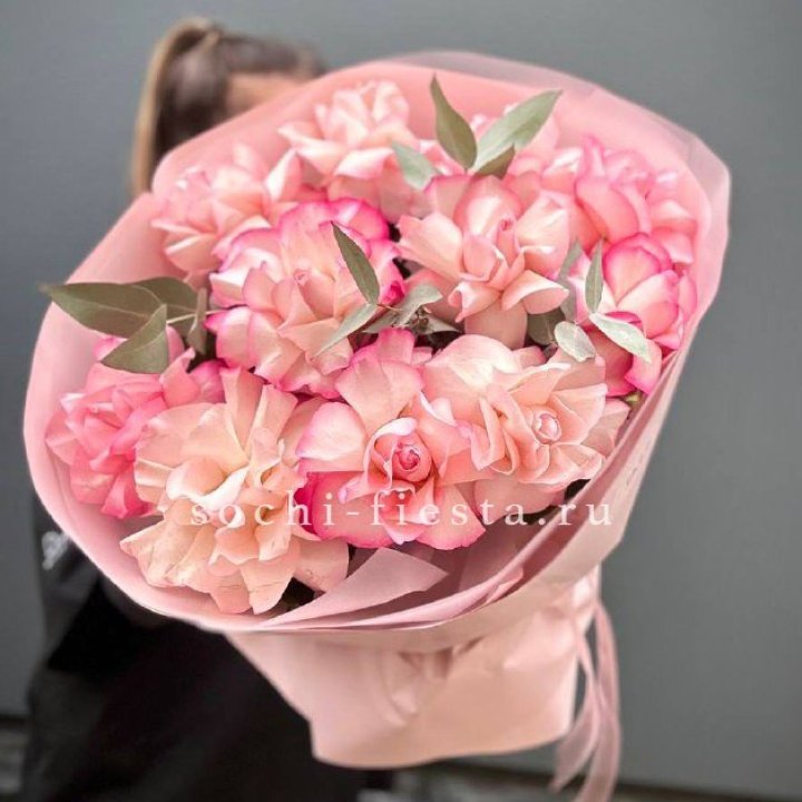 Нежно- розовые французские розы Венди в Стерлитамаке