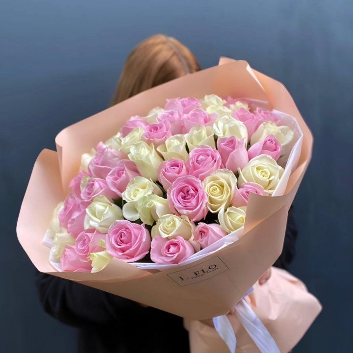 55 роз микс нежности в Стерлитамаке
