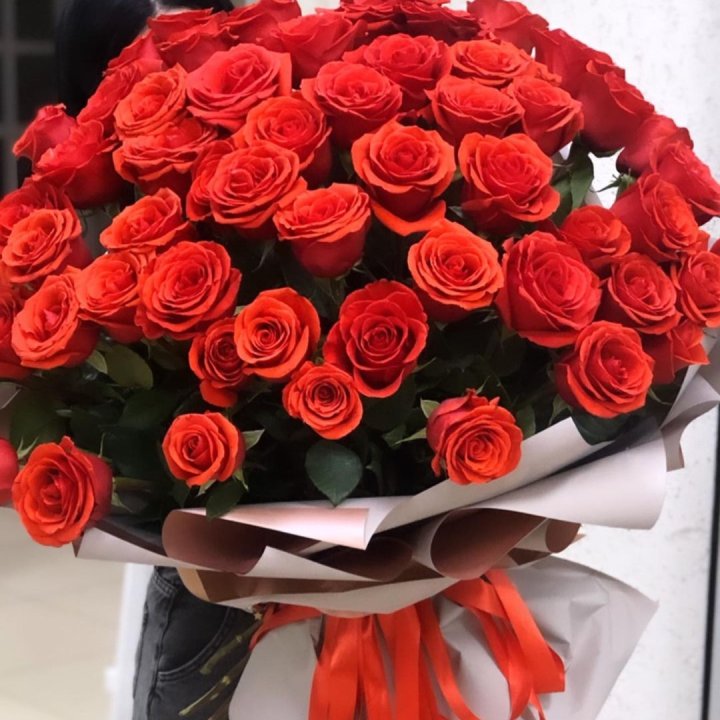 Букет высоких эквадорских роз  в Стерлитамаке