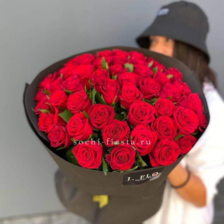 51 роза "Блек" в Стерлитамаке