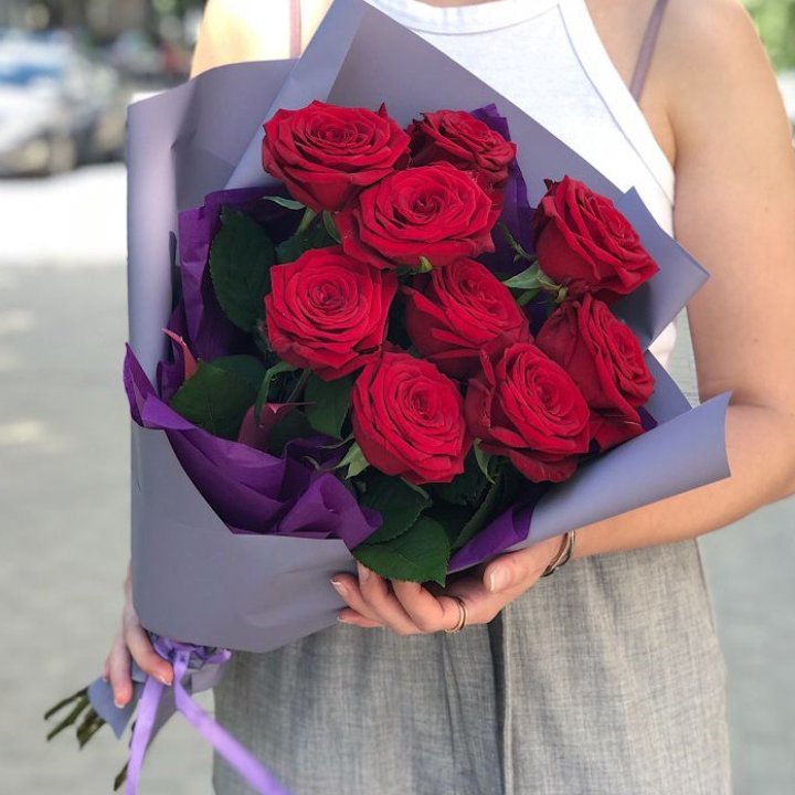 9  красных роз №1 в Стерлитамаке
