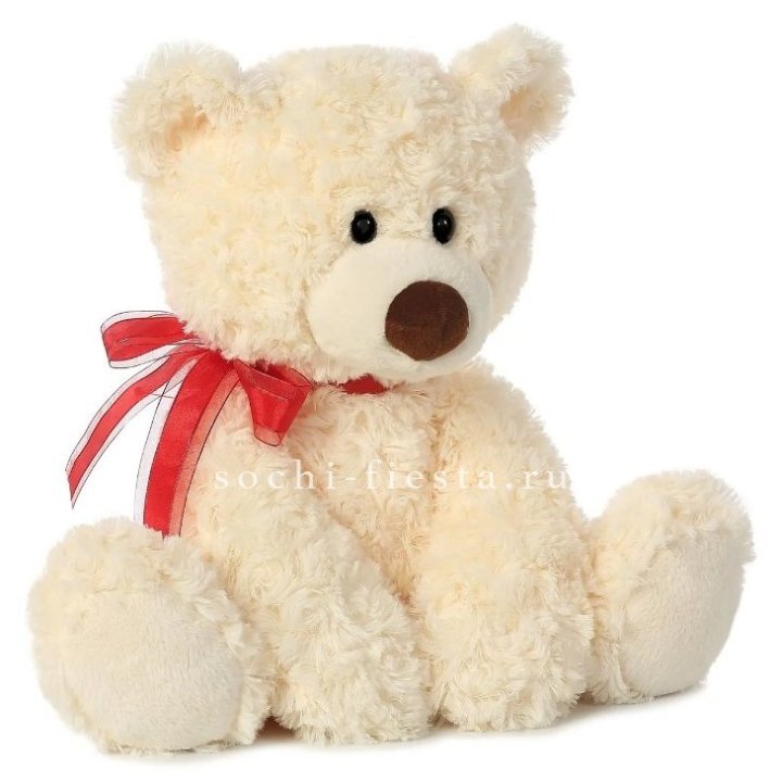 Белый плюшевый мишка  в Стерлитамаке