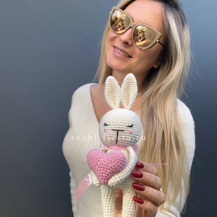 Зайка с сердцем ручной работы в Стерлитамаке