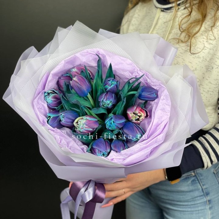 Букет тюльпанов "Пандора" в Стерлитамаке