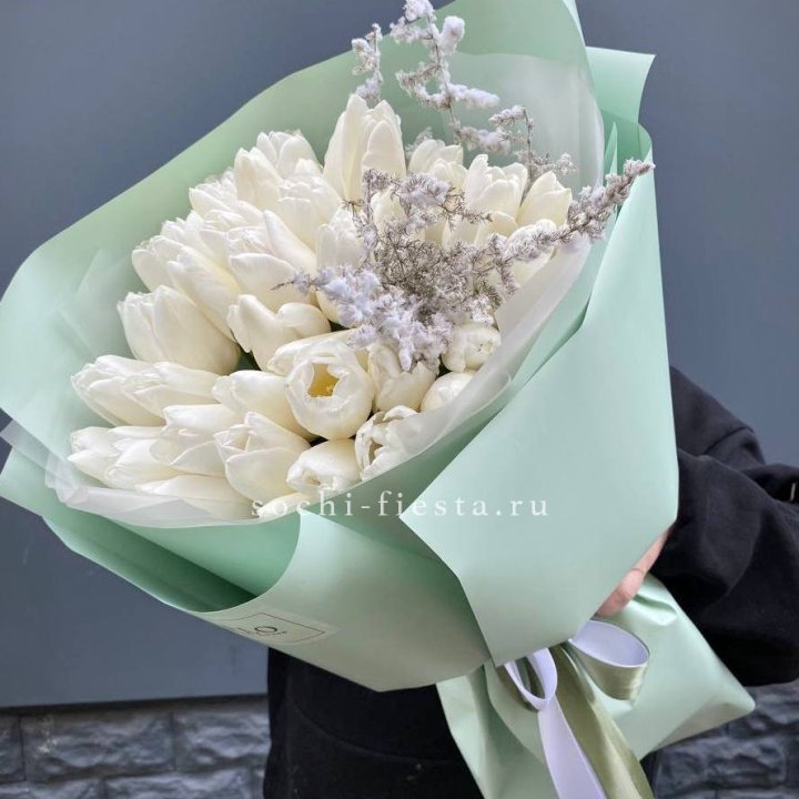 Букет белых тюльпанов "Бьянко" в Стерлитамаке