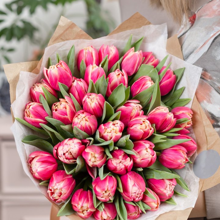 Букет пионовидных тюльпанов в Стерлитамаке